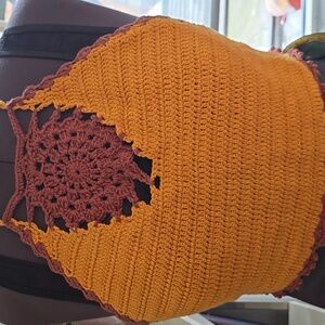 Crochet Pineapple Bodice Halter Top